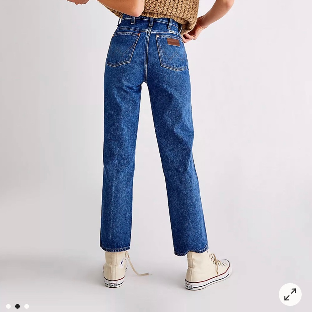Free People High Rise Straight Jeans